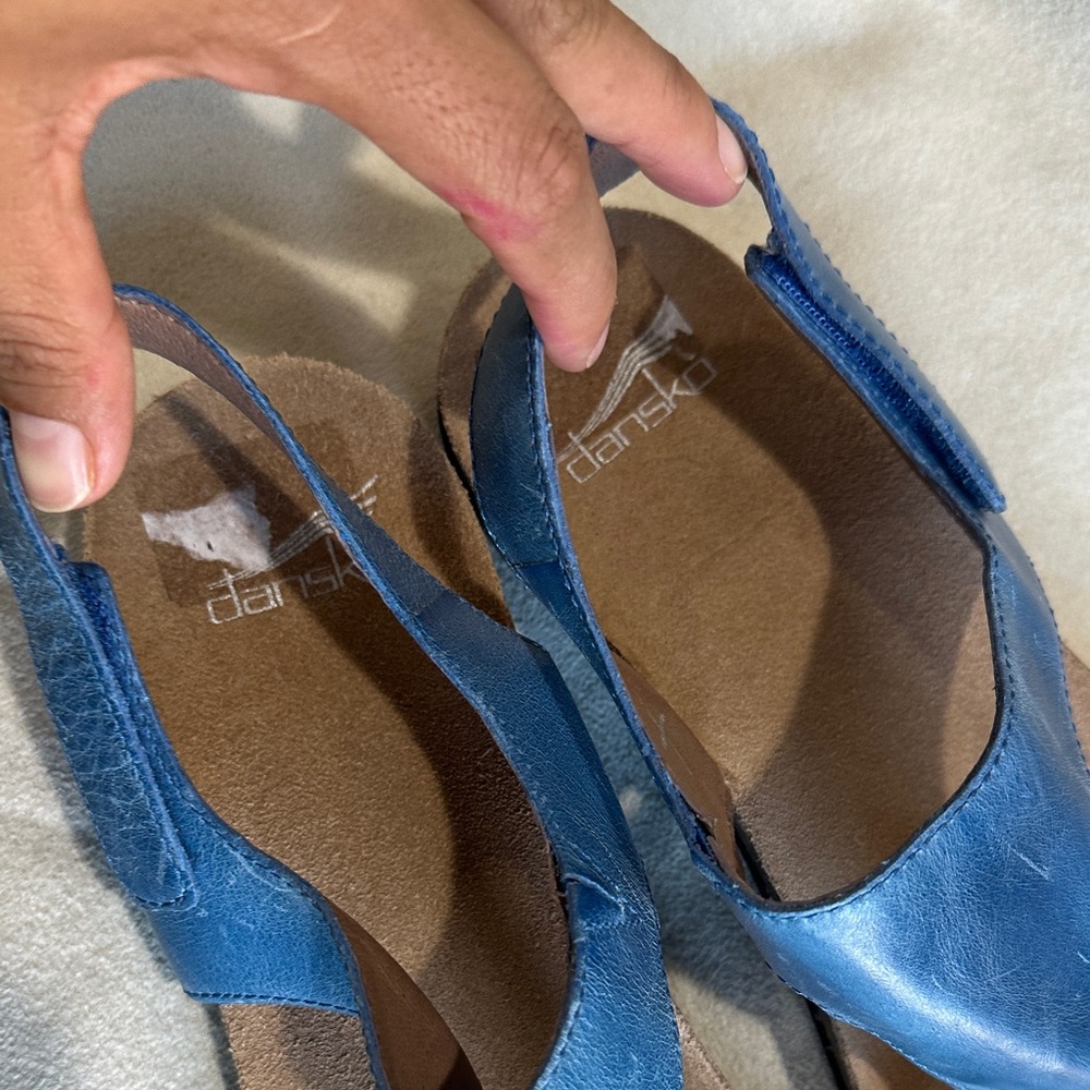 Dansko Reece Women's Vibrant Blue Sandals - Picture 5 of 13